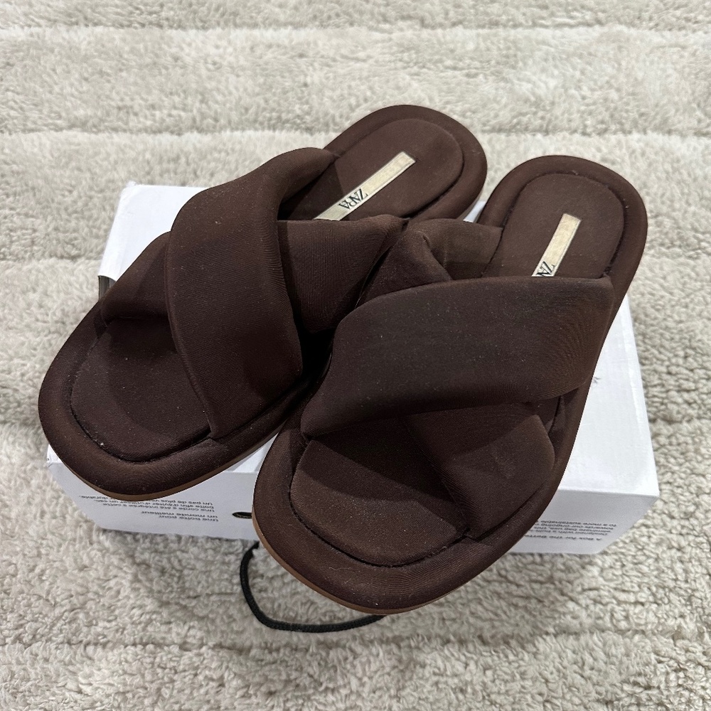 Zara Brown Sandal